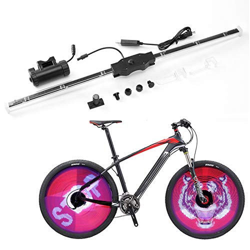 Roue de vélo Led Lumières imperméables Modèles d'éclairage de roue de vélo  Multicolore Pour vélo VTT